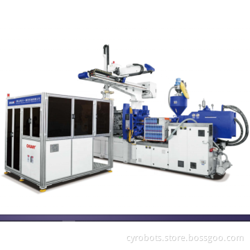 In-Mould Labeling Automation: Servo Robot Arms for Plastic Container Manufacturing